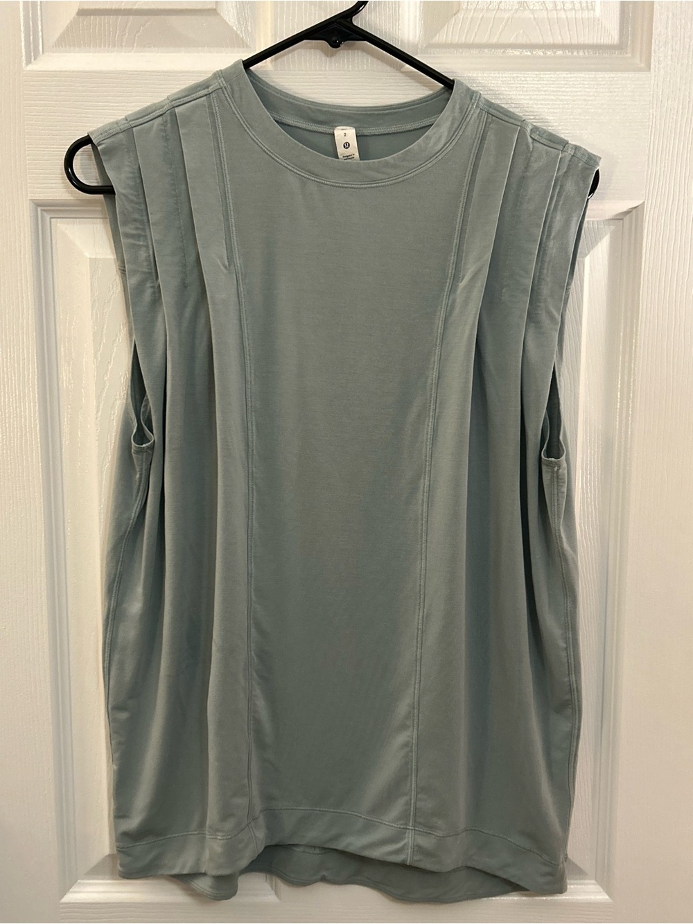 Lululemon Modal Muscle Tank Top Sage Green Sleeveless Soft Stretch Size 2